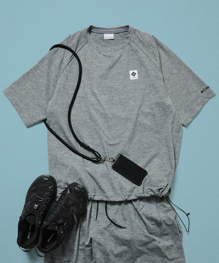 Columbia×FREAK'S STORE/哥倫比亞 別注 帝國公園 機能性 圓領T恤/防曬衣【限定販售】