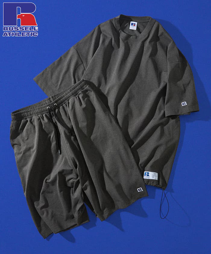 RUSSEL ATHLETIC×FREAK'S STORE 別注 機能風格套裝/圓領T恤/短褲 【限定展開】