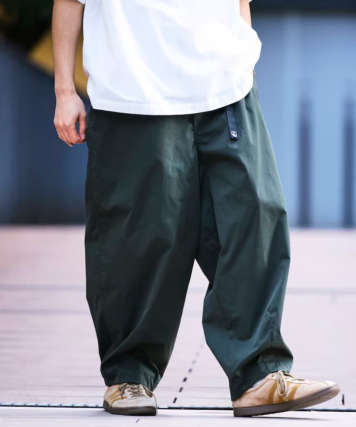 Easy Care Fabric 寬版登山褲/吸水速乾/UVカット 【限定展開】