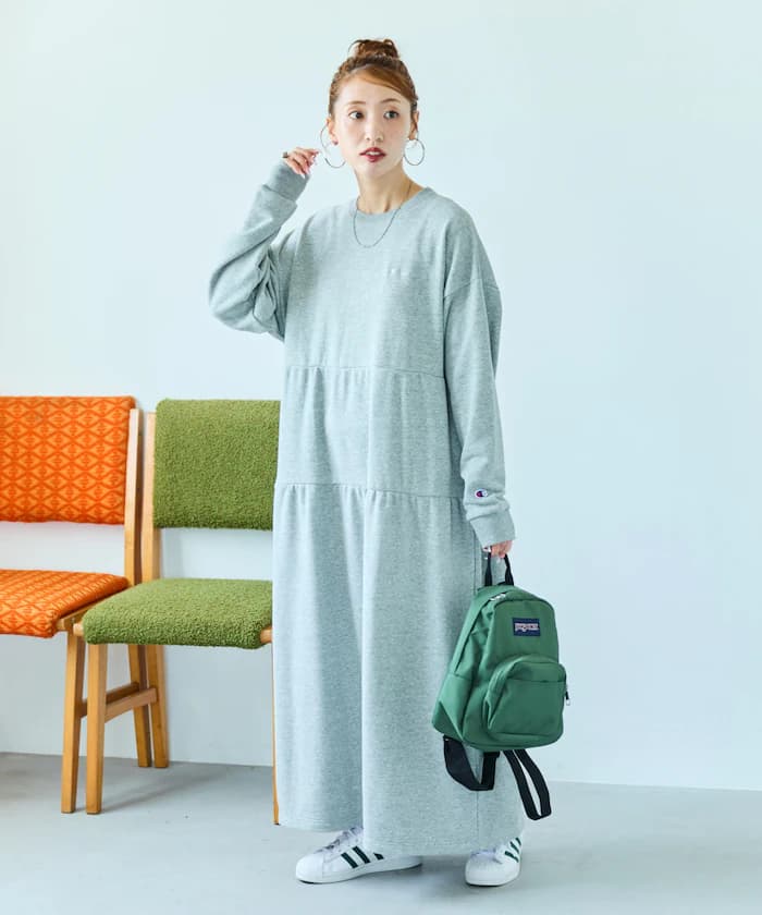 Champion × FREAK'S STORE 別注層次切替連身裙【限定展開】