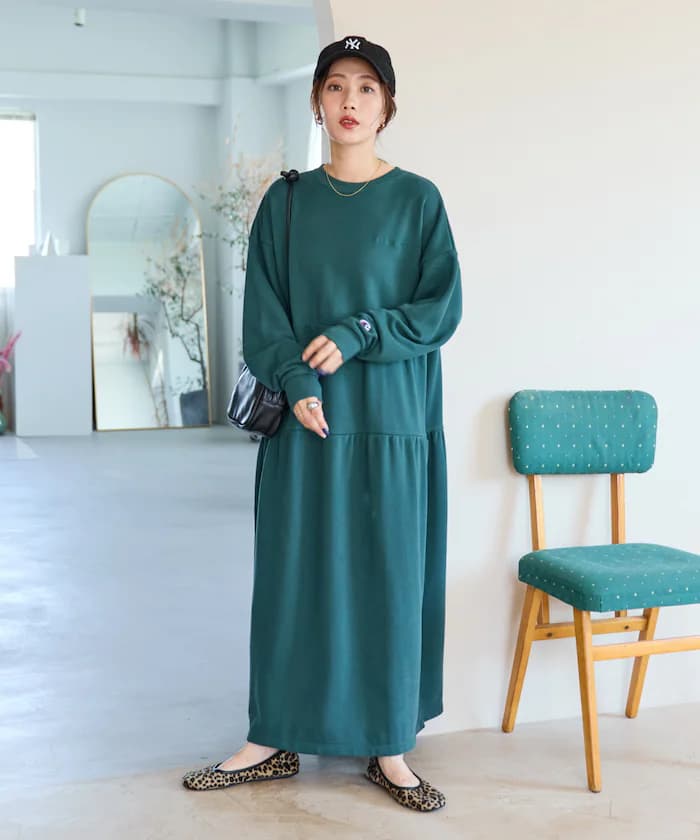 Champion × FREAK'S STORE 別注層次切替連身裙【限定展開】