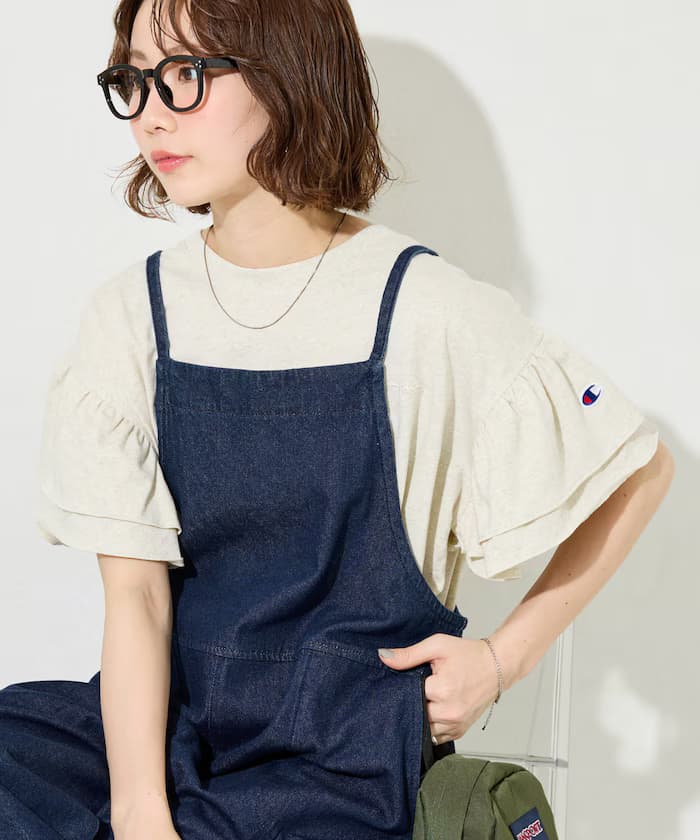 Champion × FREAK'S STORE 別注荷葉邊袖上衣【限定展開】