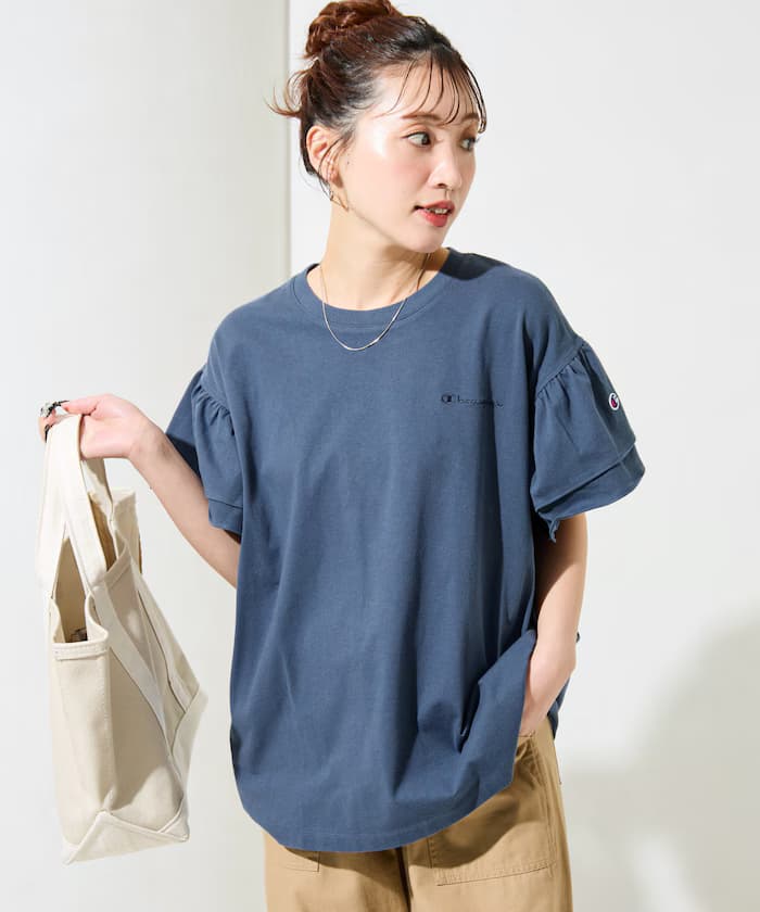 Champion × FREAK'S STORE 別注荷葉邊袖上衣【限定展開】