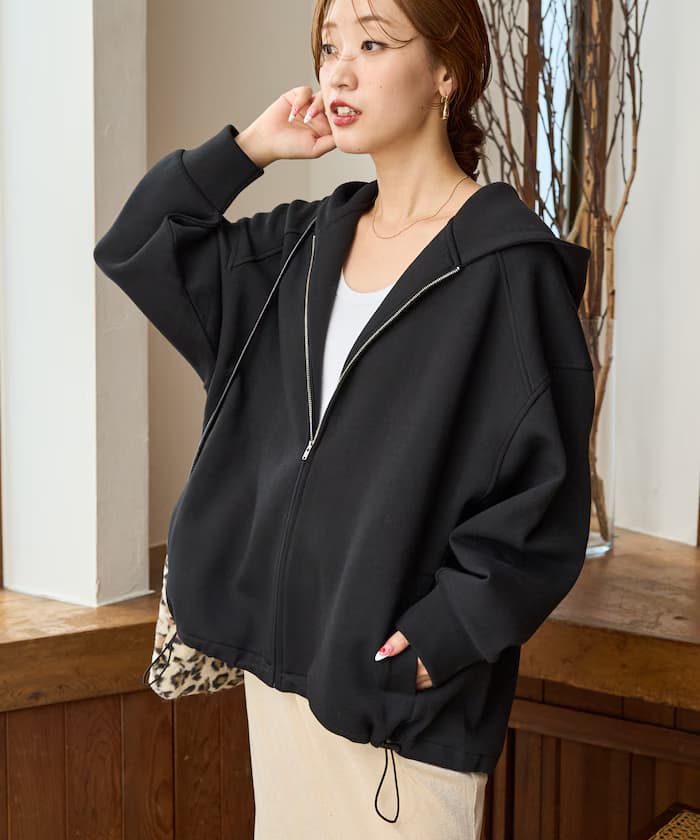 衛衣全拉鏈連帽衫【限定展開】