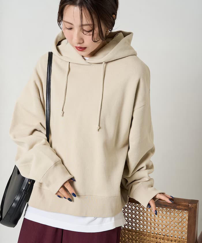短版丈重磅連帽衫【限定展開】
