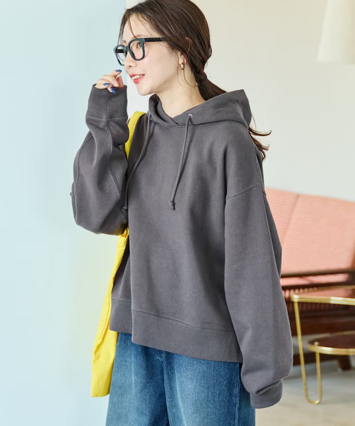 短版丈重磅連帽衫【限定展開】