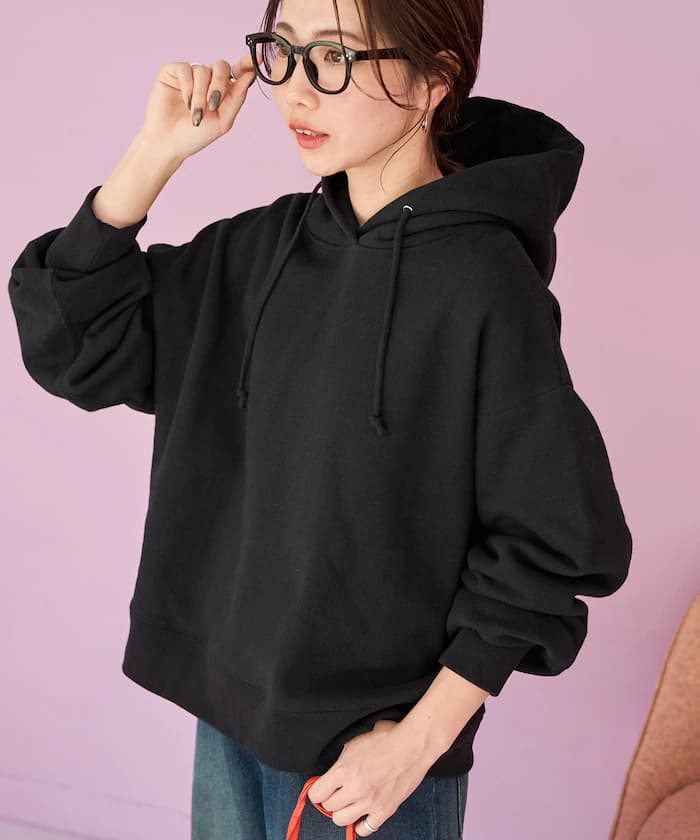 短版丈重磅連帽衫【限定展開】