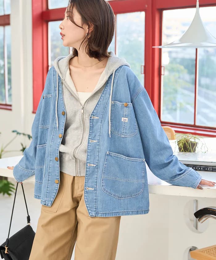 Lee × FREAK'S STORE 別注無領外套【限定展開】