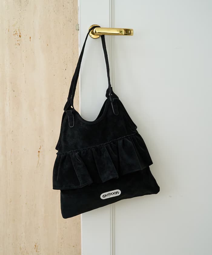 別注麂皮荷葉邊托特包【限定展開】