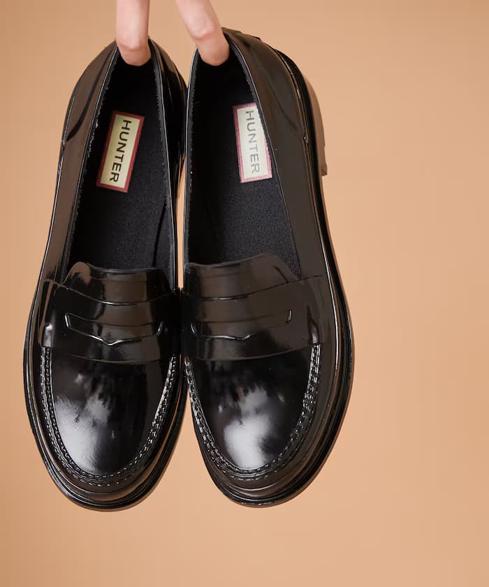 完全防水 REFINED GLOSS PENNY LOAFER [6～8尺寸展開]【限定販售】