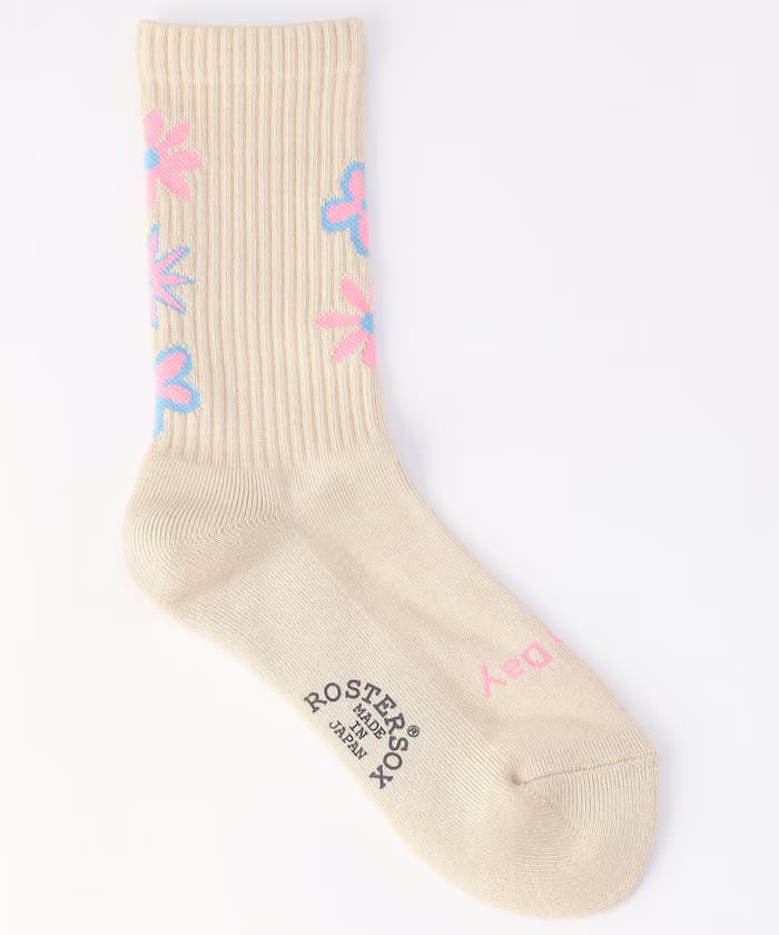 DE LA 花卉印花襪子【限定展開】