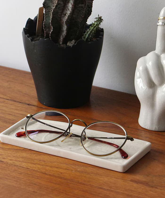 Crackle Bucks 100美元鈔票圖案托盤香薰架