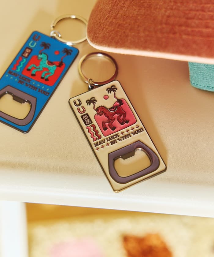 開運馬匹圖案鑰匙圈