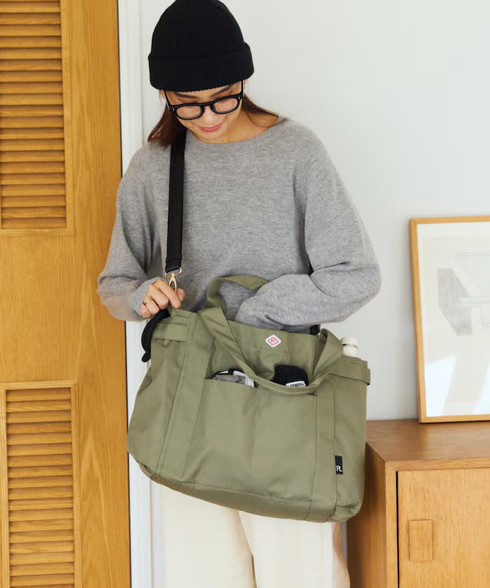 ROOTOTE 中長款口袋 D 撥水托特包