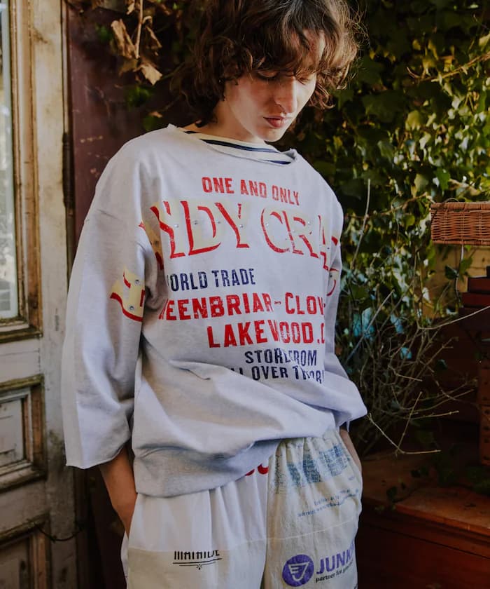 2WAY Front-Back 大logo T恤