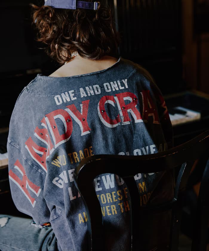 2WAY Front-Back 大logo T恤