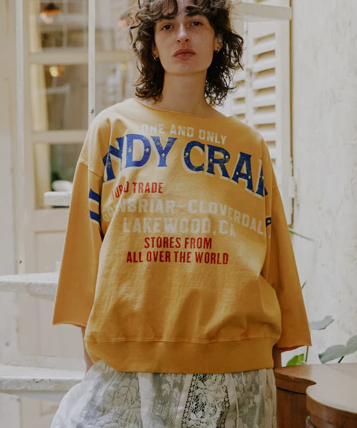 2WAY Front-Back 大logo T恤