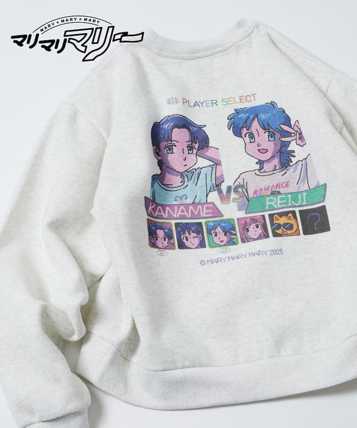 マリマリマリー×PUBLUX かなめvsレイジ 印花衛衣/裡起毛【限定展開】