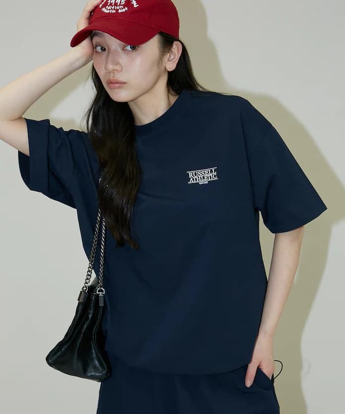 ＜UVカット/吸水速乾＞RUSSELL ATHLETIC × PUBLUX 限定款 機能素材 天竺 套裝