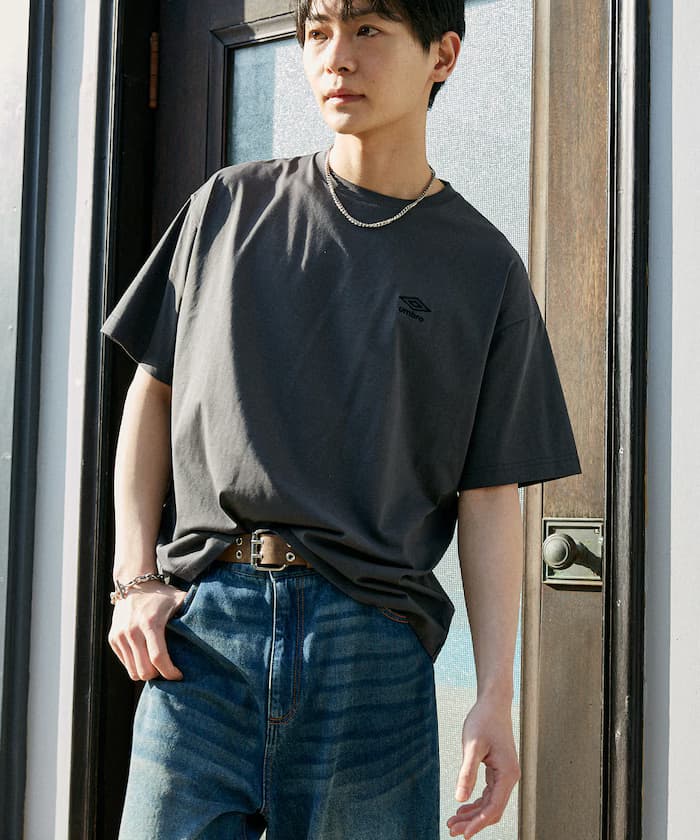 〈吸水速乾〉別注 貼合天竺 小刺繡 T恤 限定展開