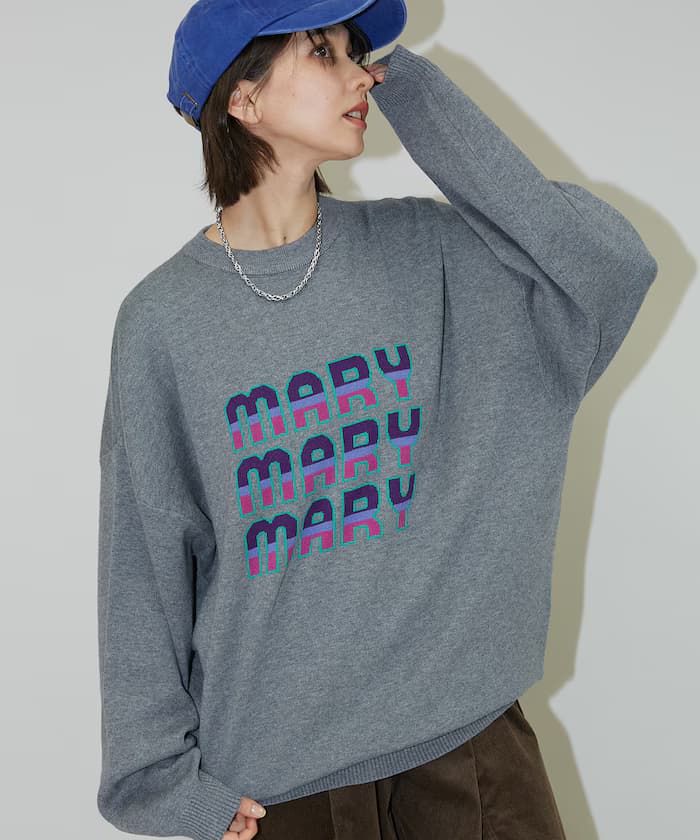 マリマリマリー×PUBLUX MARY標誌織紋針織衫【限定展開】