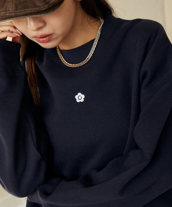 單點logo刺繡 裡起毛 衛衣 限定展開