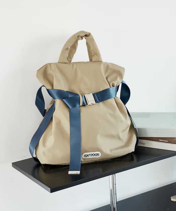 別注皮帶付拼接托特包 限定展開