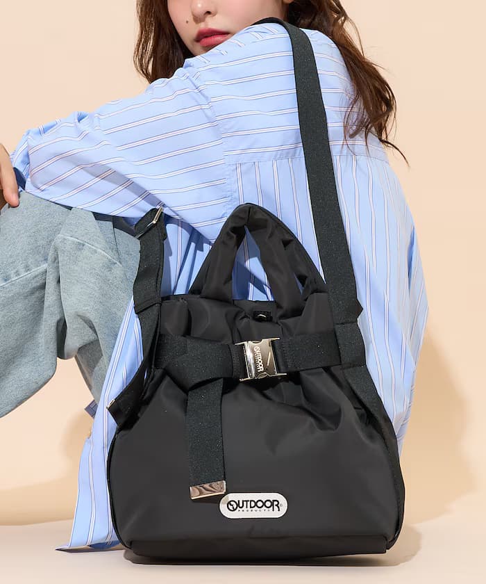 別注皮帶付菱格紋托特包 S尺寸 限定展開