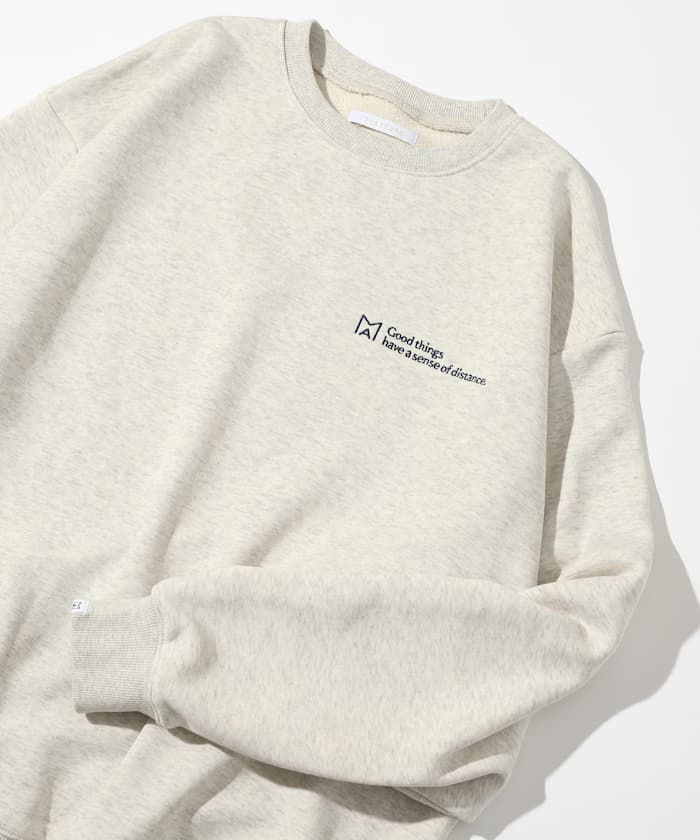 MA 基本款標誌刺繡 圓領衛衣 / 裡毛