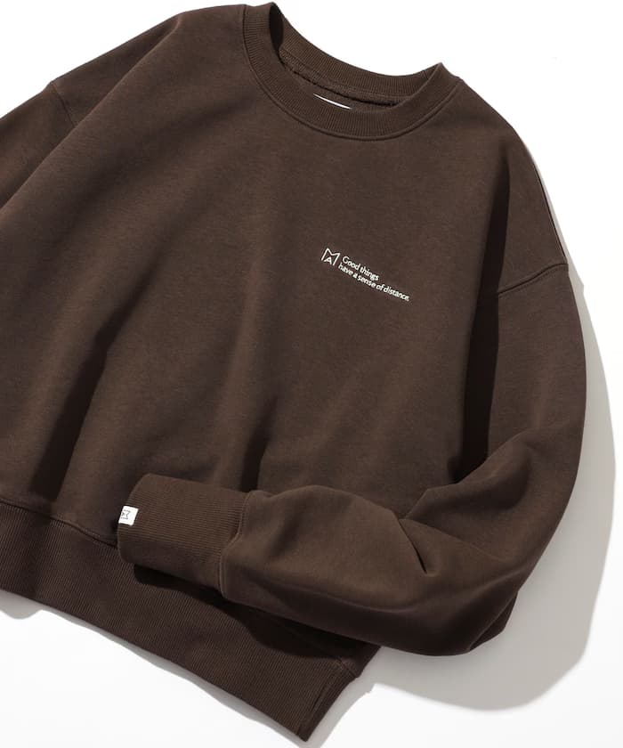 MA 基本款刺繡圓領衛衣 女款