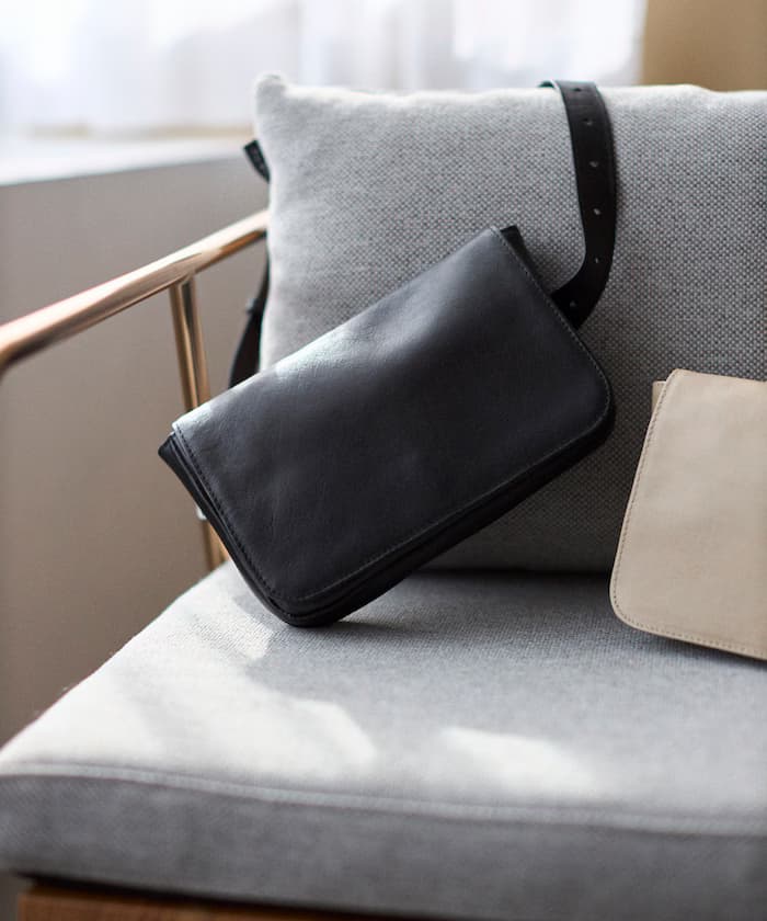 牛革撥水皮革腰包