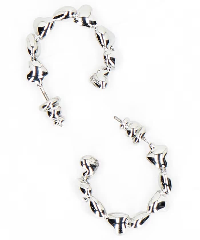 Heart Dropped Earrings / a-AC23