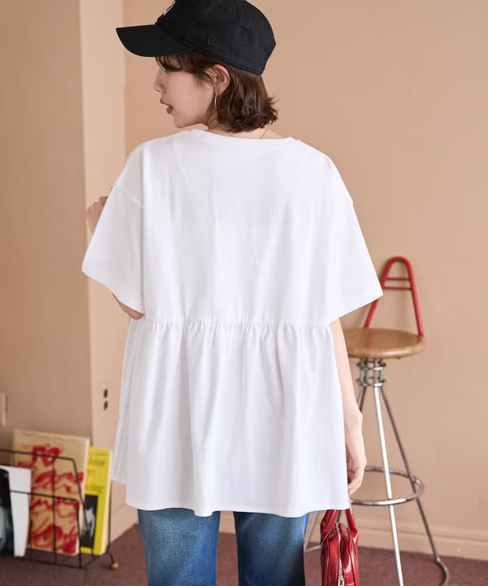 別注皺褶切り替えチュニック【限定展開】